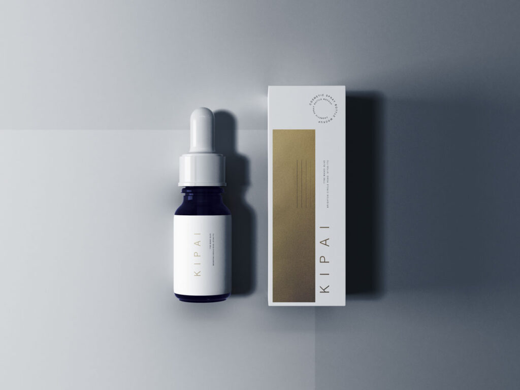 Dropper Bottle Packaging Mockup - Unmockup