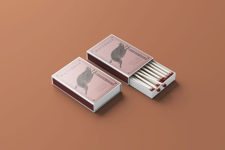five matchbox mockup