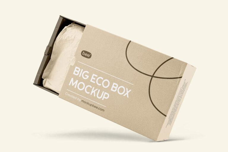 large open box mockup