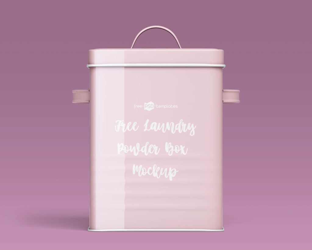 laundry powder box mockup psd 2