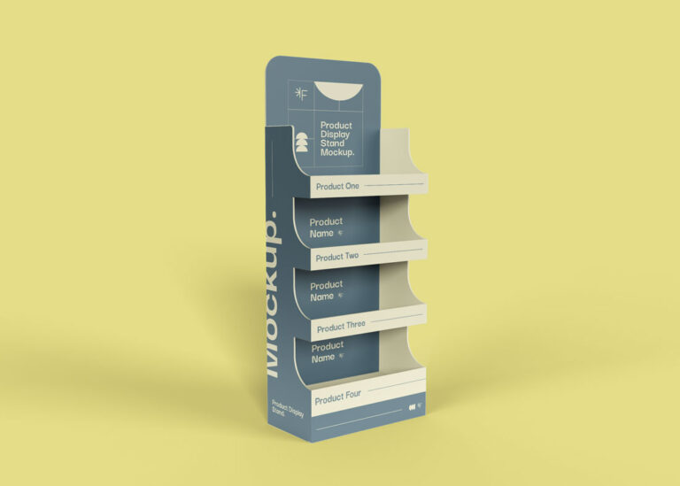 product display stand mockup
