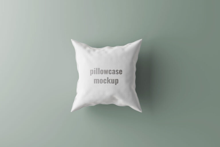 square pillow cover mockup