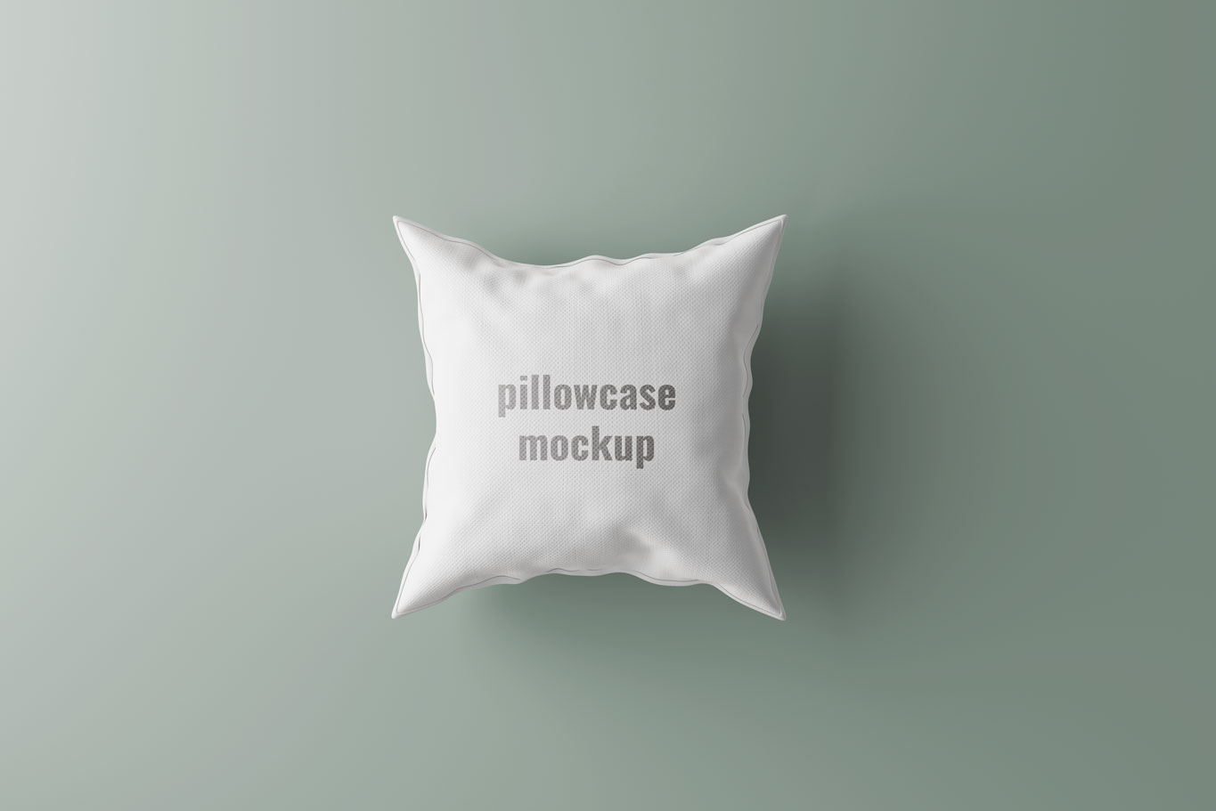 square pillow cover mockup