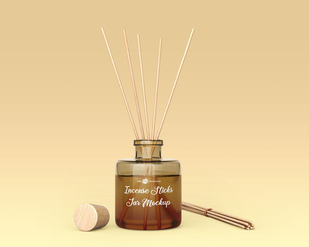 free insense sticks jar mockup 2