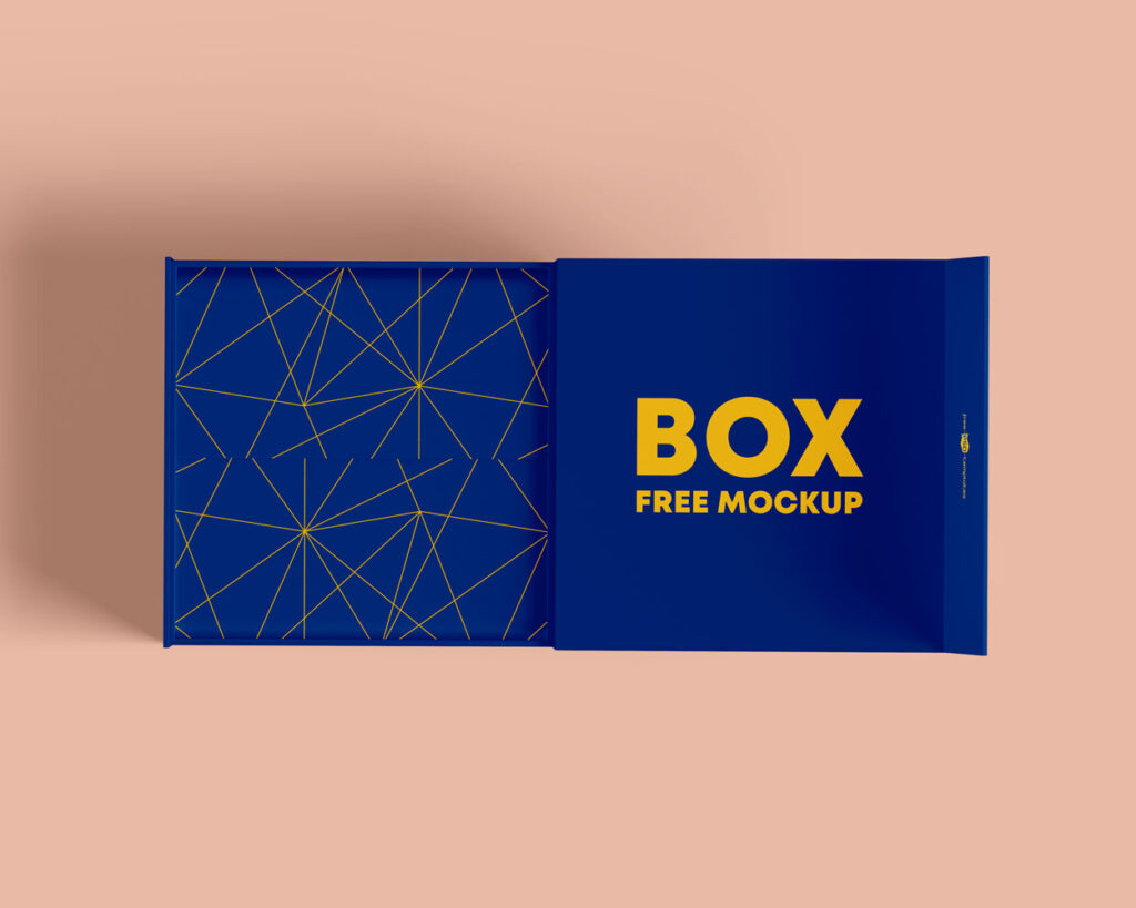 free jewellery box mockup psd 2