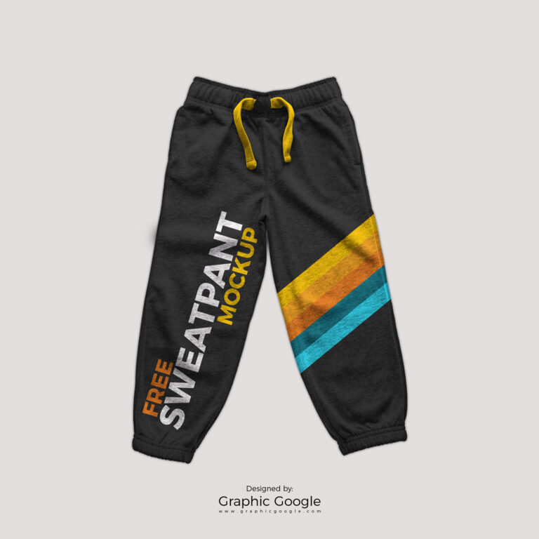 free track pant mockup