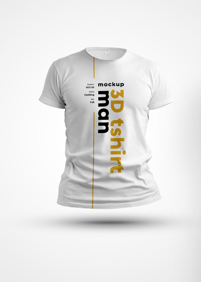 men fit t shirt mockup 2