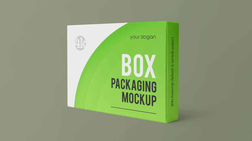 slim packaging box mockup design 2