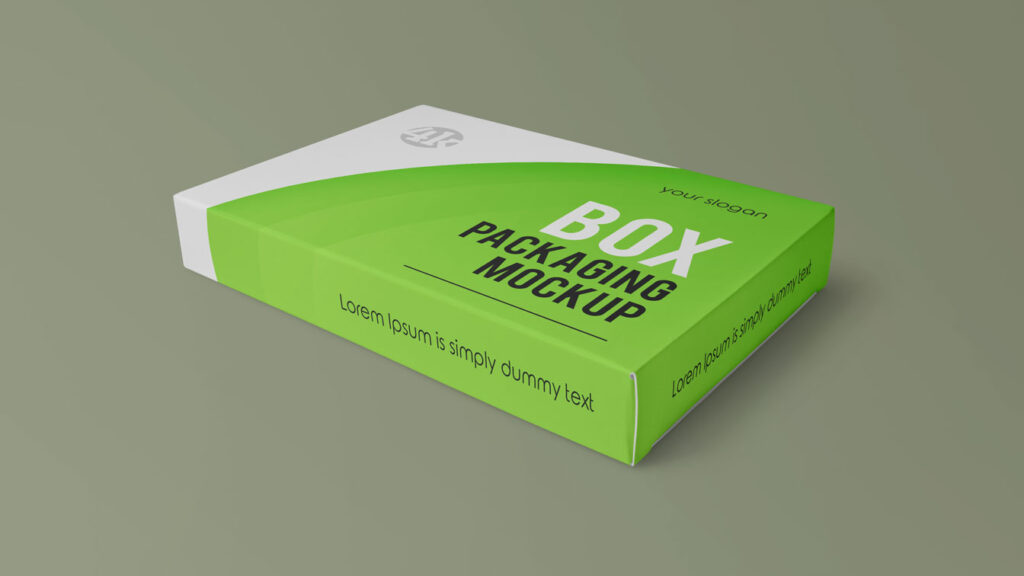 slim packaging box mockup design 3