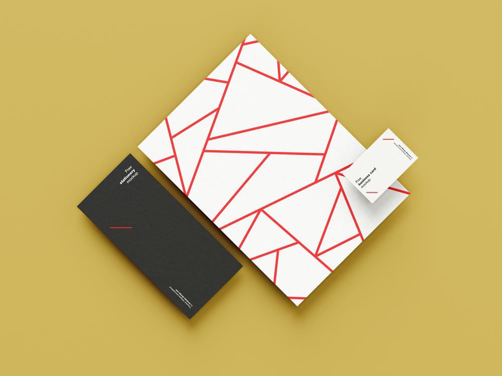 textured business card mockup 4