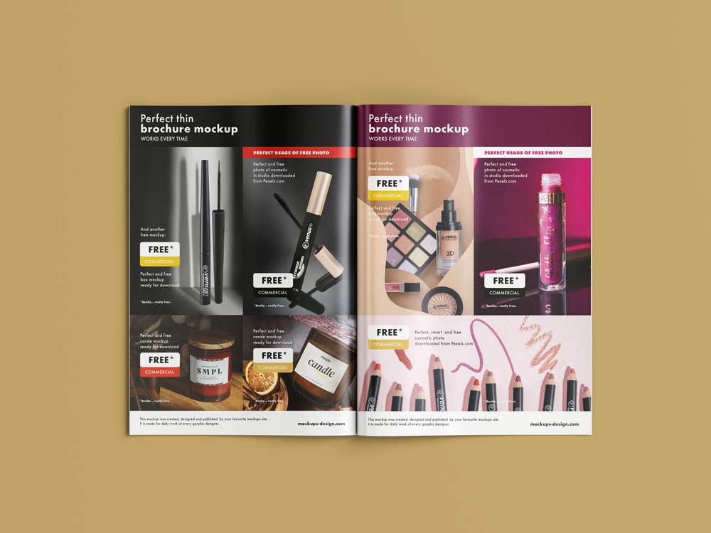 thin magazine mockup psd 6
