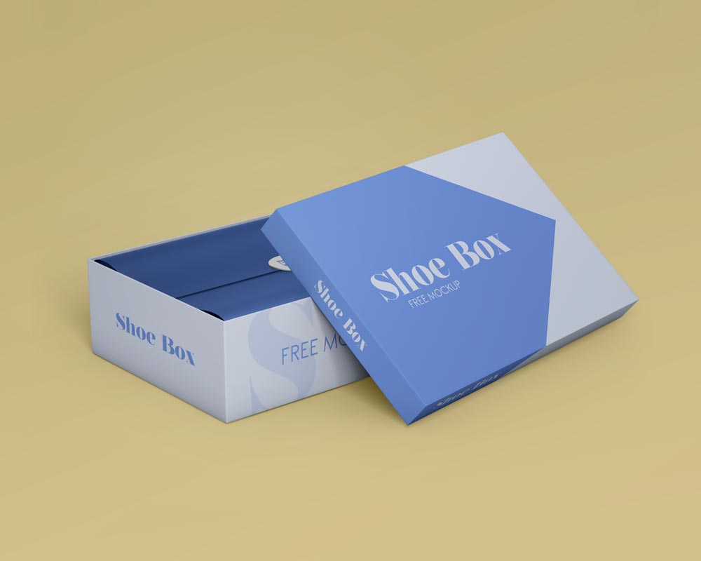 two shoe box mockups 2