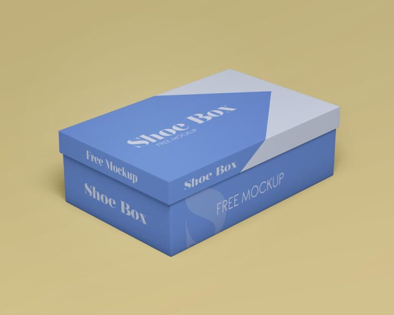 shoe box mockups